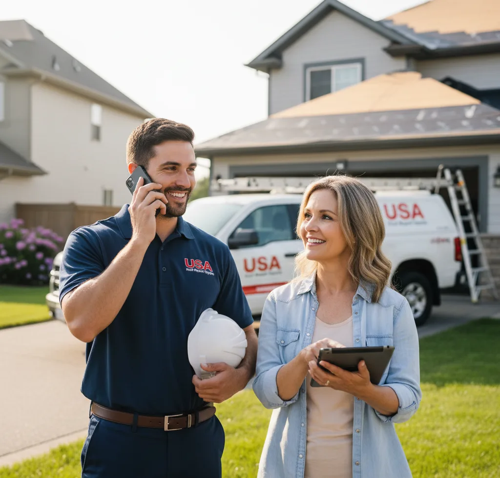 USA Roof Repair Experts customer support in Centre